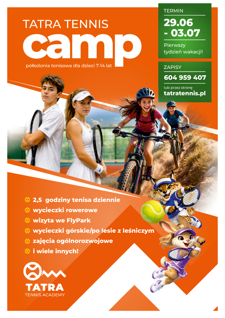 tennis dzieci camp nowy targ